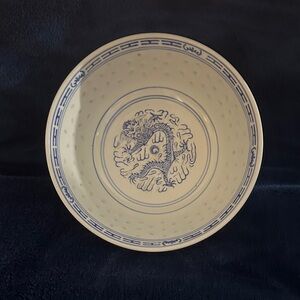 Blue and White Dragon Bowl
